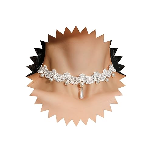 Atentuyi Boho Boda De Flores De Encaje Blanco Collar De... - Bijoux & Montres en promo à 2.99€