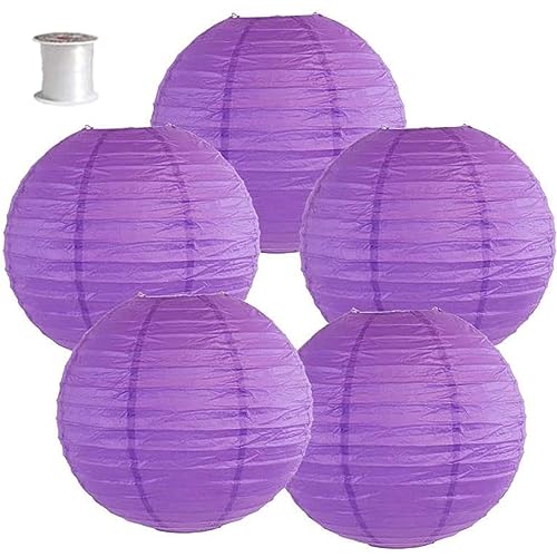 Surwin Linternas de Papel Colgantes 5 Piezas - Farolillos... - Bricolage & Outils Amazon Espagne à 1.99€