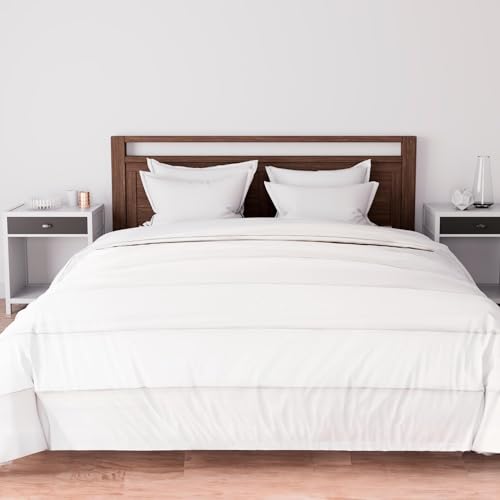 Soleil d'ocre DOUCEUR Edredón, Blanco, 200 x 200 cm - Maison & Cuisine Amazon Espagne à 27.68€