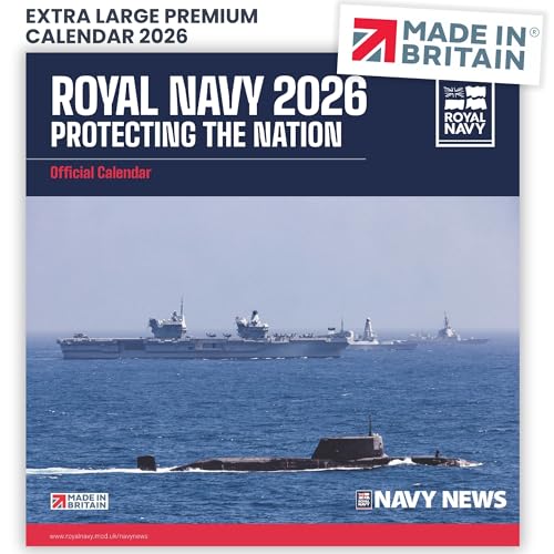 ALLTRADE Calendar 2026 Royal Navy OFFICIAL Premium Large... - Fournitures Bureau Amazon Royaume-Uni à 7.49€