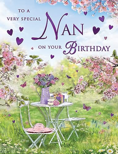 Regal Publishing Birthday Card Nan, Garden - 8 x 6 inches - Jardin & Extérieur en promo à 3.10€
