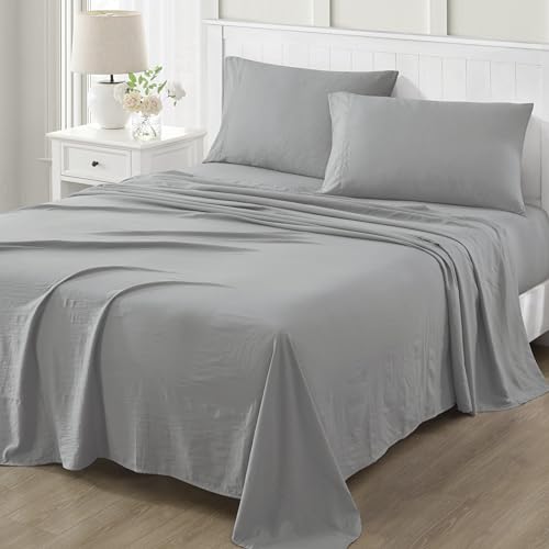 MARTHA STEWART Ultra Soft Brushed and Washed Microfiber 4... - Home & Kitchen Amazon UK à 12.46€