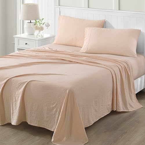 Martha Stewart 4-teiliges Bettlaken-Set, besonders weich... - Maison & Cuisine Amazon Allemagne à 12.12€