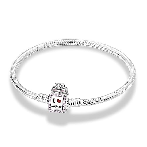 MULA Charm Pulsera Cadena de Serpiente Pulsera de Plata de... - Bijoux & Montres Amazon Espagne à 5.98€