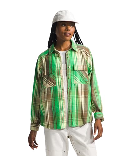 THE NORTH FACE Camp Flannel Hemd Optic Emerald Tessellation... - Mode & Vêtements Amazon Allemagne à 34.65€