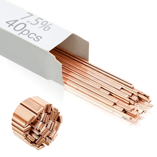 Tandefio 40 varillas de soldadura AWS BCUP-3 5% plata... - Bricolage & Outils Amazon Espagne à 38.41€