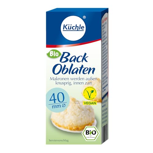 Küchle Bio Backoblaten 40mm | Vegan | Rund mit 40 mm... - High-Tech & Électronique en promo à 0.79€