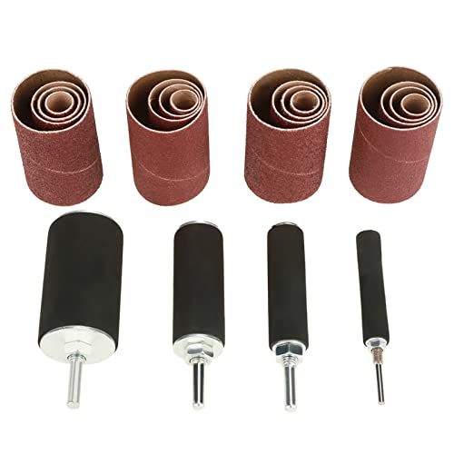 20Pcs Spindle Sanding Drum Sander Kit with Rubber Drums &... - Maison & Cuisine Amazon Royaume-Uni à 3.99€