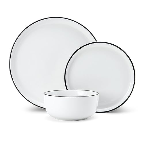 Mikasa Limestone Vajilla de Porcelana de 12 Piezas, Vajilla... - Amazon Spain à 19.89€