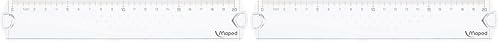 Maped Geometric 200 mm Kunststoff transparent (Packung mit... - Fournitures Bureau Amazon Allemagne à 3.78€