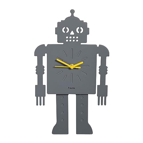 Fisura - Originale orologio da parete a forma di robot.... - Sports & Fitness Amazon Italie à 13.62€