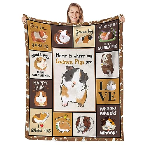 SKT T1 Guinea Pig Blanket Cute Guinea Pig Animal Beige... - Maison & Cuisine Amazon Royaume-Uni à 1.91€