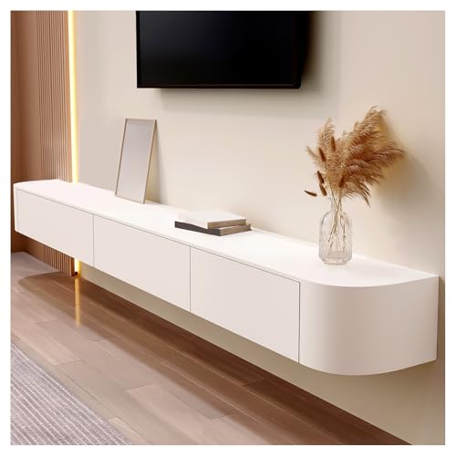 Mobile TV In Legno, Console TV Bianca Con Cassetti, Mensola... - High-Tech & Électronique Amazon Italie à 279.00€