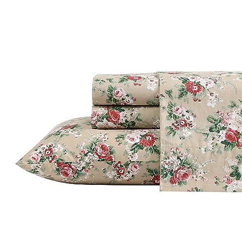 Laura Ashley - Queensize-Bettlaken, Baumwollperkal-Bettwäsch... - Maison & Cuisine Amazon Allemagne à 44.01€