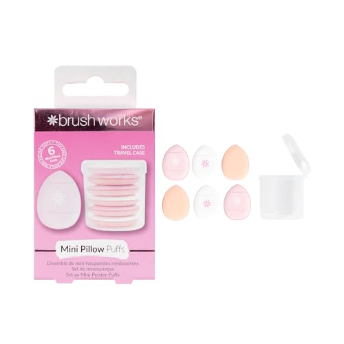 Brushworks Mini Pillow Puffs - 6 Pack - Beauté & Parfums Amazon France à 4.99€