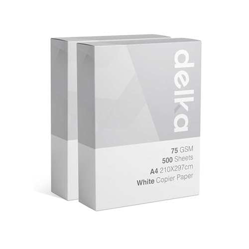 delka Multi-Purpose A4 Printer Paper, 75gsm A4 Paper, 2... - Fournitures Bureau Amazon Royaume-Uni à 11.99€