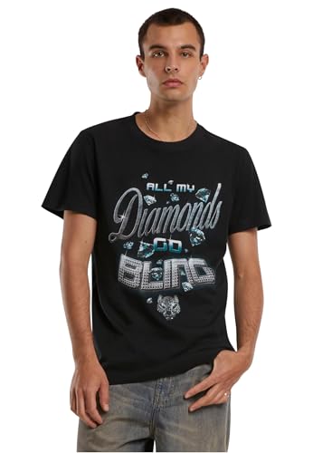Mister Tee Camiseta para Hombre Diamonds Go Bling, Negro, XL - Nouvelle promo Amazon à 7.33€