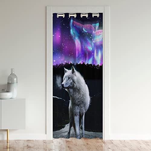 Homemissing Wolf Türvorhang 86 x 203 cm Wolves Howling... - Home & Kitchen Amazon Germany à 14.52€
