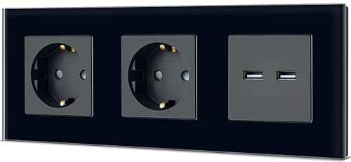 TAWOIA Presa Schuko da parete, 2 scomparti con doppia USB 5... - High-Tech & Électronique Amazon Italie à 11.13€
