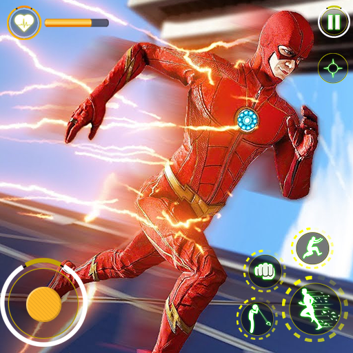 Light Speed Superhero Games - Fire Hero Robot Rescue Games... - Home & Kitchen Amazon UK à 0.74€