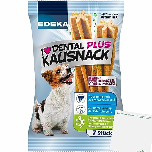 EDEKA Dog Dental Plus Friandise à mâcher (paquet de 210 g)... - Animalerie Amazon France à 1.65€