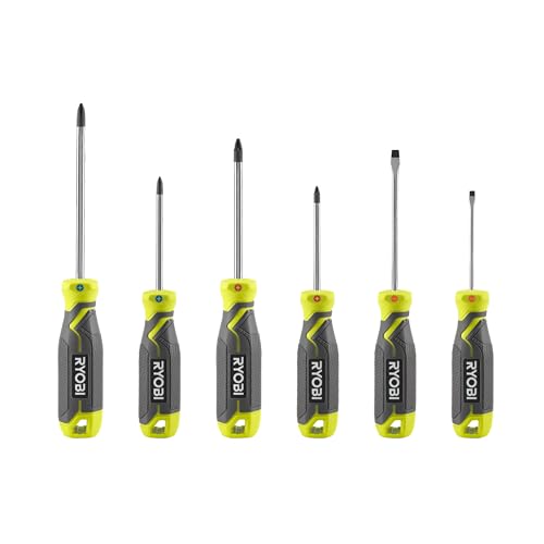 Ryobi RHSDS6PC Magnetic Screwdriver Set (6 Pieces) - Maison & Cuisine Amazon Royaume-Uni à 8.50€