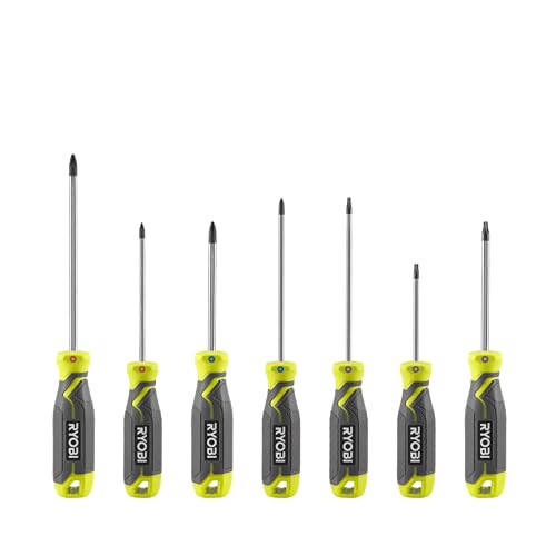 Ryobi RHSDS7PC Magnetic Screwdriver Set (7 Pieces) - Home & Kitchen Amazon UK à 10.00€