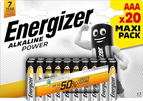 Energizer Alkaline Power - Confezione da 20 batterie... - Sports & Fitness Amazon Italie à 10.34€