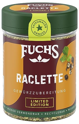 Fuchs Gewürze - Raclette Gewürz - Gewürzzubereitung für... - Tech & Electronics Amazon Germany à 2.94€