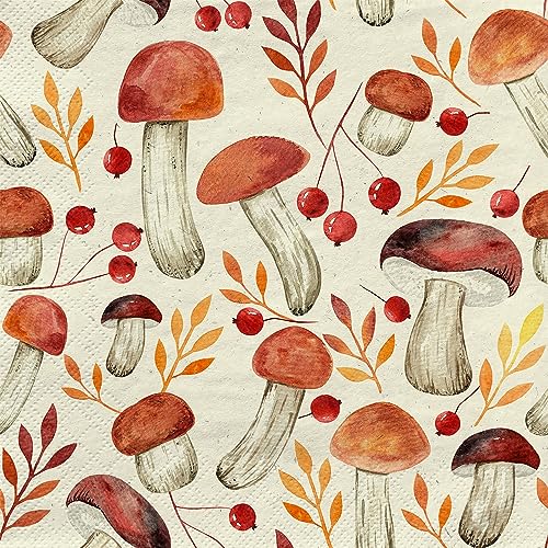 20 Servilletas de Papel Reciclado Con Diseño de Otoño... - Loisirs Créatifs Amazon Espagne à 3.49€