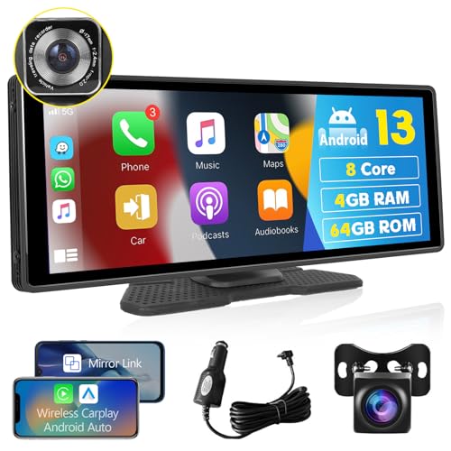 Hodozzy Android 4G 64G 8-Core sans Fil CarPlay Moniteur... - Auto & Moto Amazon France à 129.99€