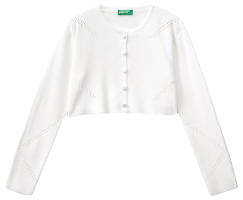 United Colors of Benetton Maille Coréenne M/L, Blanc, 160 cm - Sports & Fitness Amazon France à 21.19€