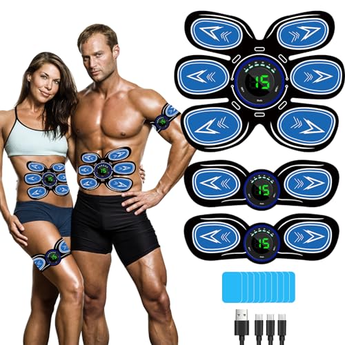 EMS Trainingsgerät, Bauchmuskeltrainer Elektrisch, Sicher... - Sports & Fitness en promo à 18.30€