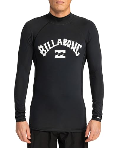 Billabong Logo Surf LS Rashguard, Negro para Hombre - L - Sports & Fitness en promo à 7.86€