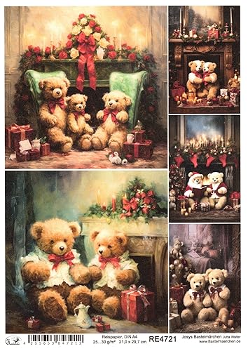 Josys Bastelmärchen Reispapier A4 Strohseide Decoupage... - Loisirs Créatifs Amazon Allemagne à 1.99€