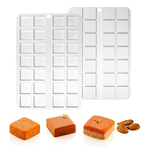 Moule à gâteau carré en silicone pour pâtisserie, biscuits... - Auto & Moto Amazon France à 12.14€