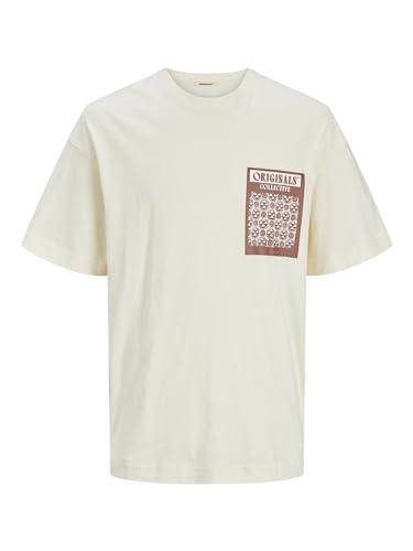 JORMYKONOS Geo Front Tee SS C.N LN, Buttercream, M - Beauty & Fragrances Amazon UK à 7.50€