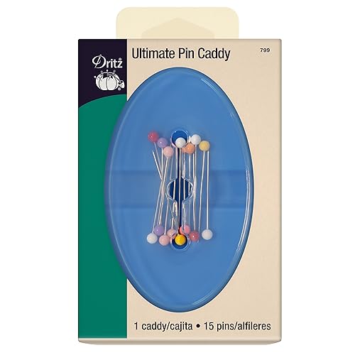 Dritz Ultimate Pin Caddy, Blue Boîte à épingles, Bleu - Loisirs Créatifs Amazon France à 21.77€