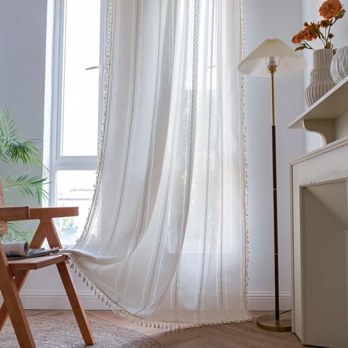 Setabeck Cortina bohemia de 96 pulgadas de largo para... - Maison & Cuisine Amazon Espagne à 52.18€