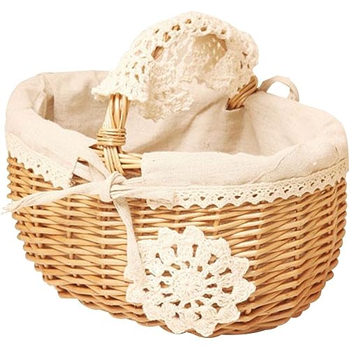 Luxylei Rattan-geflochtener Picknickkorb, Tragbarer Obst... - Sports & Fitness Amazon Allemagne à 4.99€