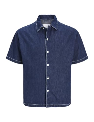 JJIPALMA JJRESORT Camiseta S/S WI 871, Azul Denim., S - Mode & Vêtements en promo à 12.32€