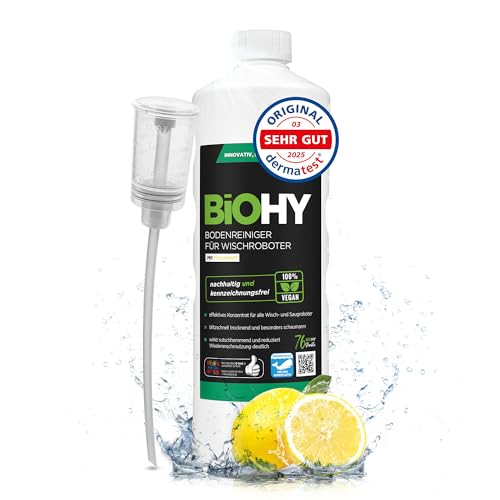BiOHY Bodenreiniger für Wischroboter (1l Flasche) +... - Bébé & Puériculture Amazon Allemagne à 12.36€