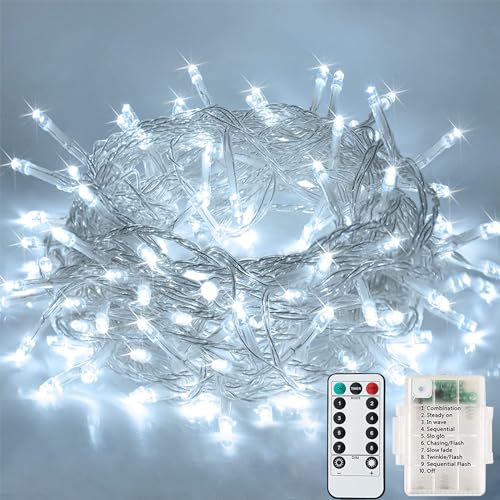 LITYBY Fairy Lights Battery Waterproof, 12M/120LED... - Maison & Cuisine en promo à 8.98€