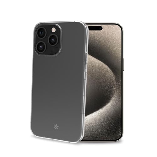 Celly Funda para Móvil iPhone 15 Pro MAX Transparente en promo sur Amazon