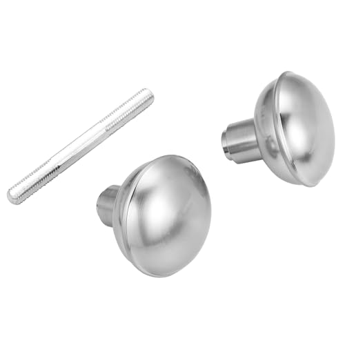 newliplace Satin Nickel Door Knob Set with Spindle, Antique... - Maison & Cuisine Amazon Royaume-Uni à 9.47€