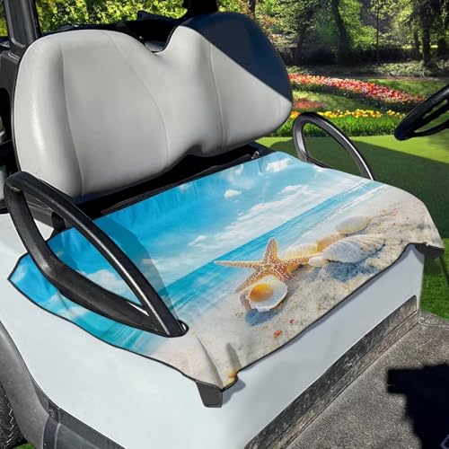 Brosoneto Beach Sea Starfish Shells Golf Cart Seat Covers... - Sports & Fitness Amazon Royaume-Uni à 2.40€
