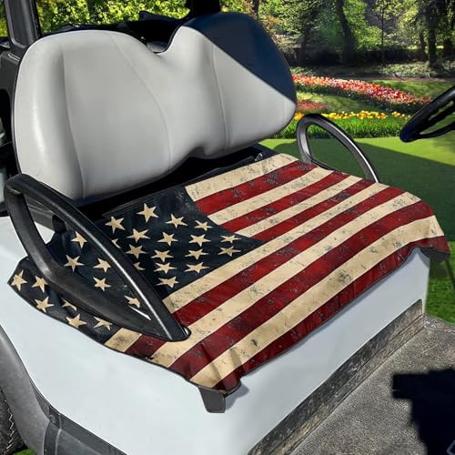 Brosoneto American Flag Golf Cart Seat Covers Washable Golf... - Sports & Fitness en promo à 2.40€