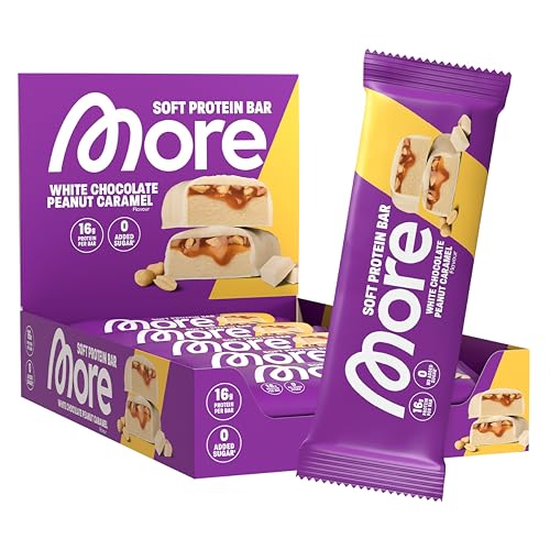 MORE NUTRITION Soft Protein Bar - White Chocolate Peanut... - High-Tech & Électronique Amazon Royaume-Uni à 17.39€