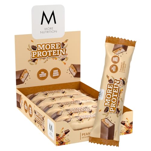 MORE Soft Protein Bar, Peanut Caramel, 10 x 50 g, High... - High-Tech & Électronique Amazon Royaume-Uni à 17.39€