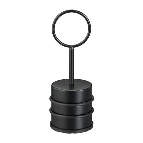 Relaxdays Doorstop with Handle, Stainless Steel & Rubber... - Home & Kitchen Amazon UK à 20.16€